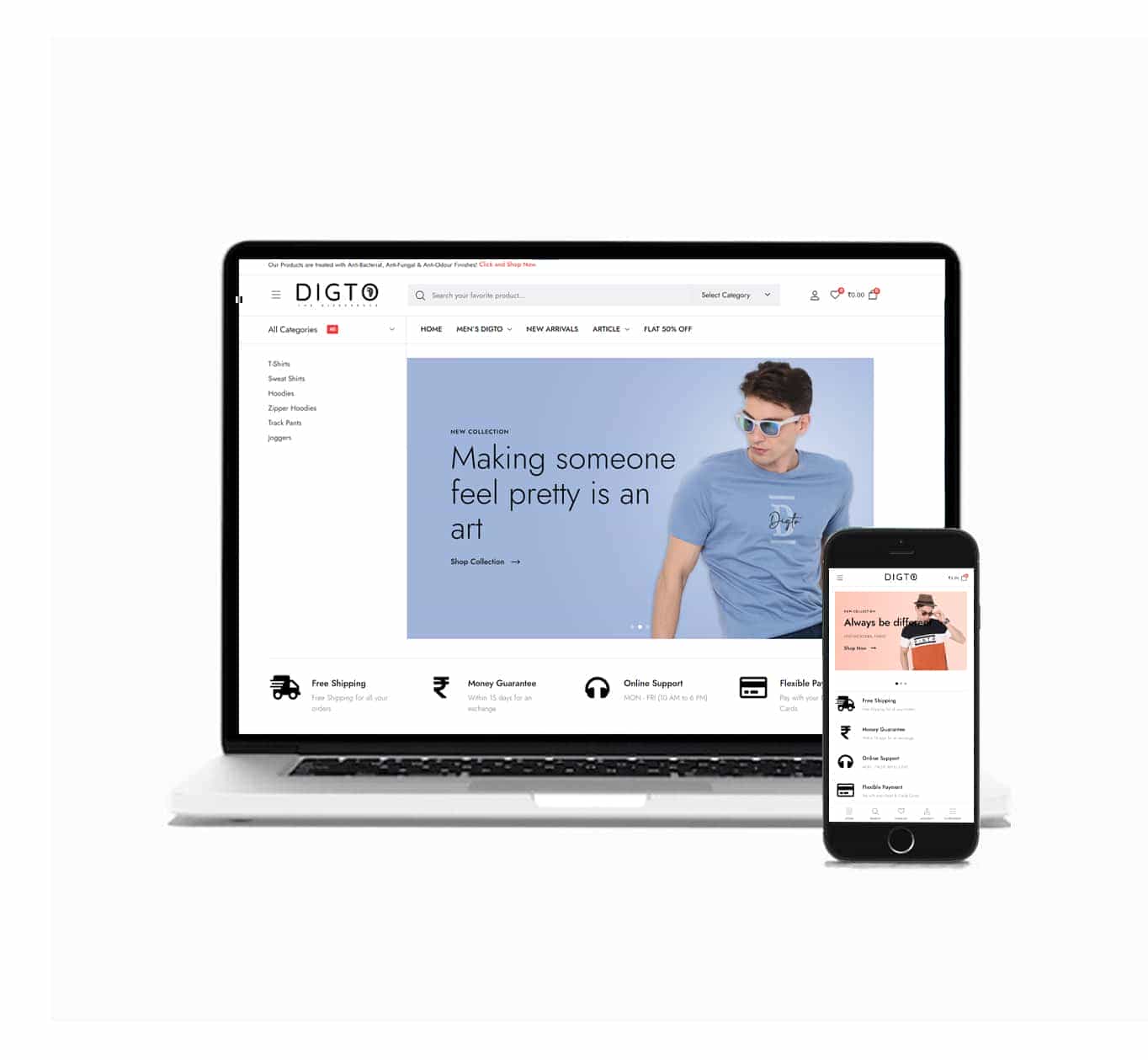 DIGTO A MEN CLOTHING BRAND